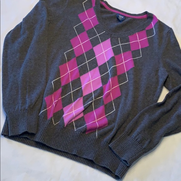 izod argyle sweater